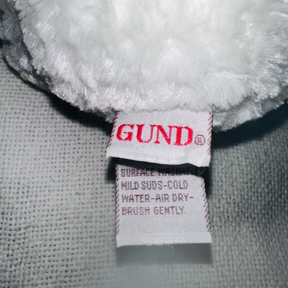NOS Gund Yuri Teddy Bear Plush Red Plaid Earflap Cap 7 Inch - Picture 5 of 6